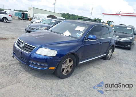 2004 Volkswagen Touareg V6 из США, поврежденный, VIN WVGBC67L24D013670